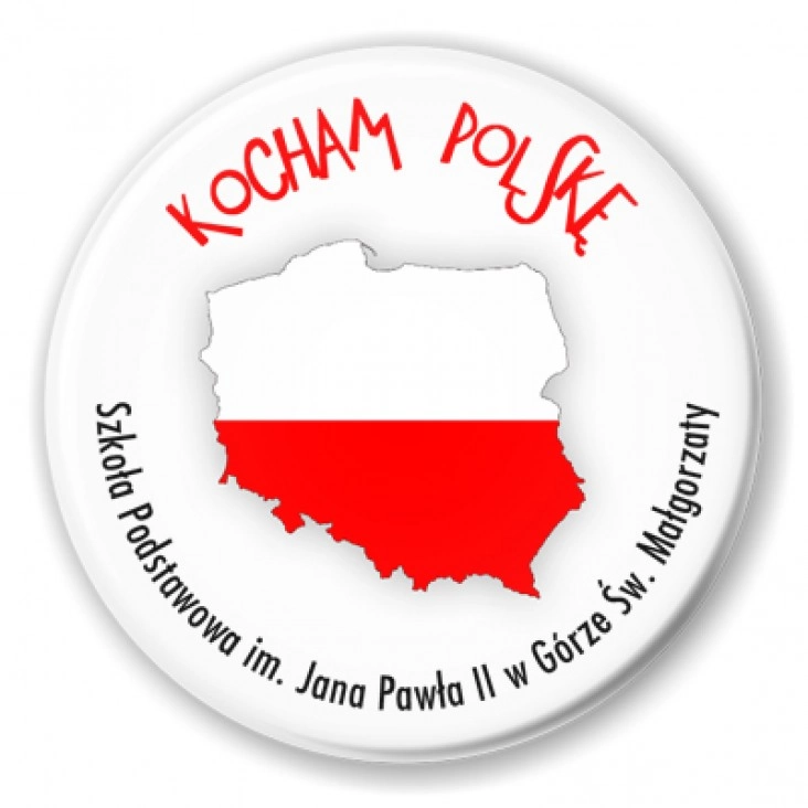 przypinka Kocham Polskę