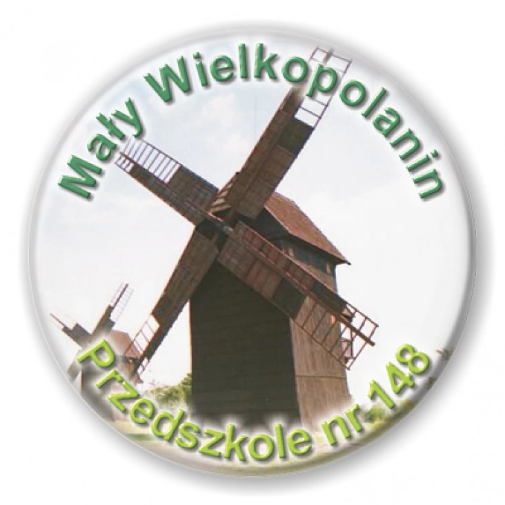 przypinka Mały Wielkopolanin - Przedszkole nr 148