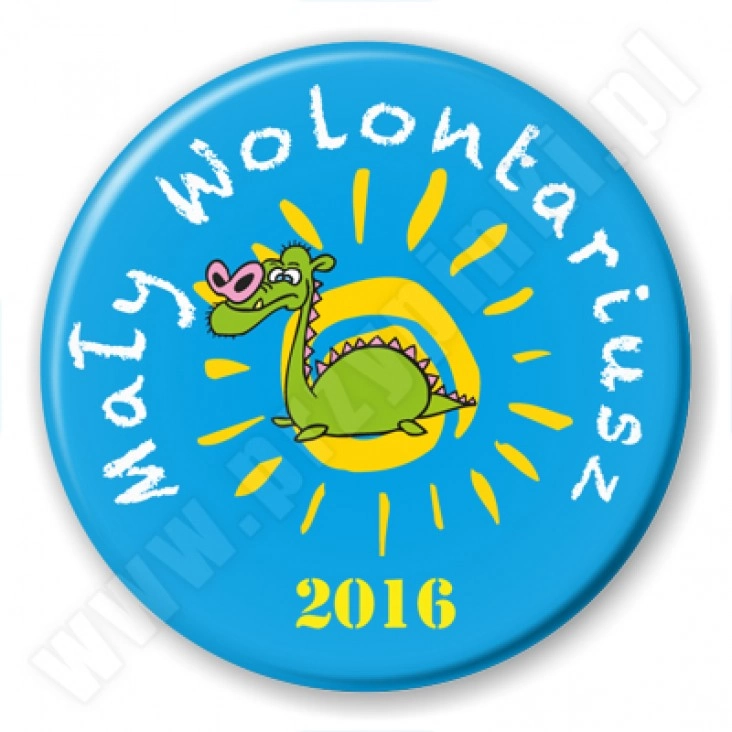 przypinka Mały Wolontariusz