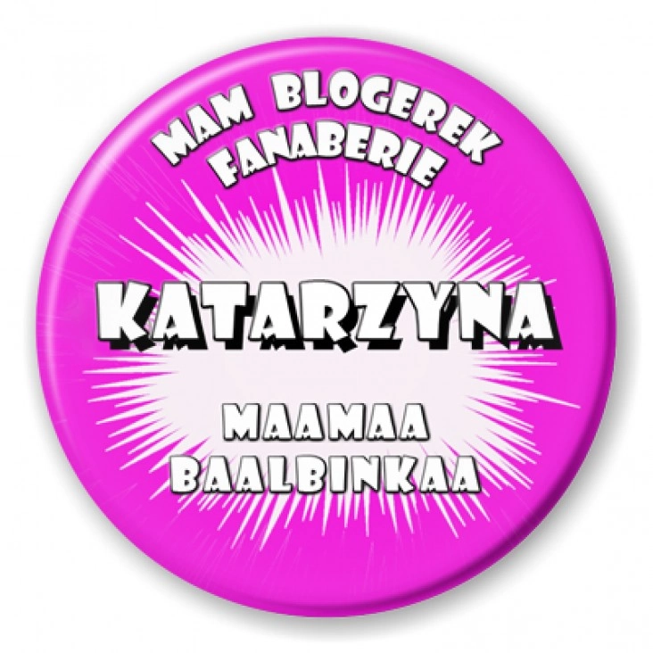 przypinka Mam Blogerek Fanaberie