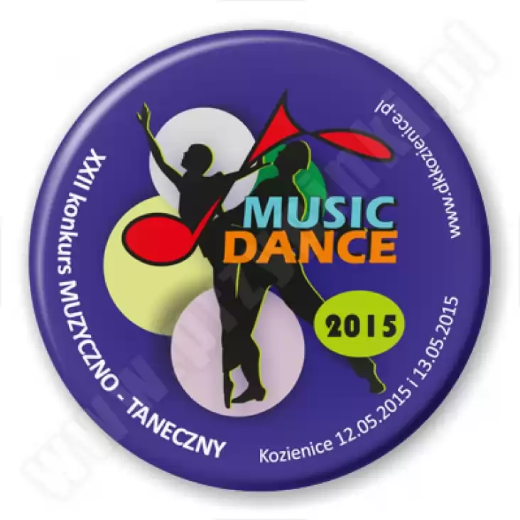 przypinka Music Dance 2015