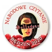 plakietka balladyna narodowe czytanie