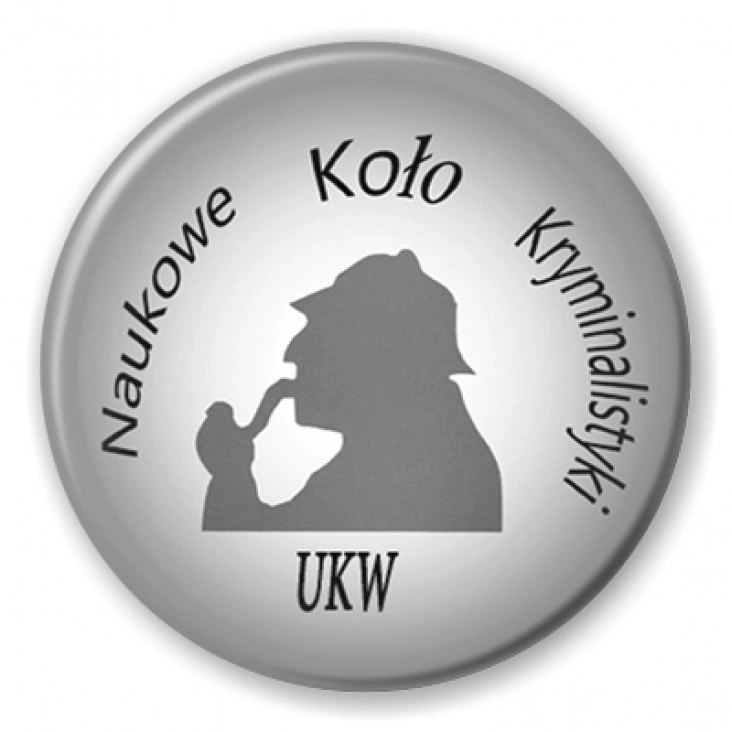 przypinka Naukowe Koło Kryminalistyki