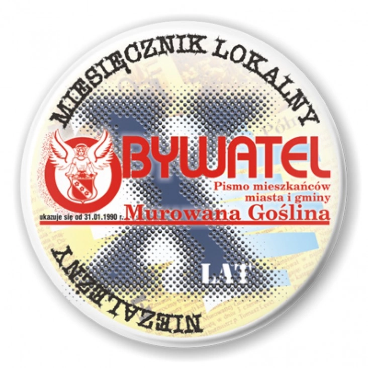 przypinka Obywatel - X lat