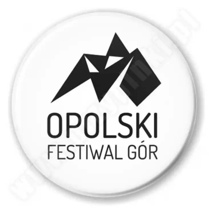 przypinka Opolski Festiwal Gór