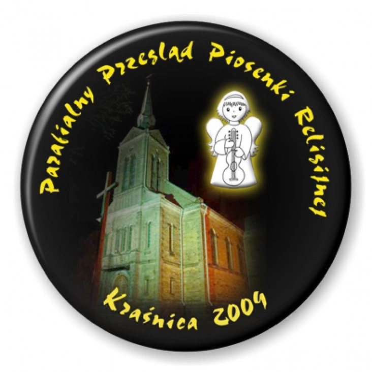 przypinka Parafialny Przegląd Piosenki Religijnej Kraśnica 2009