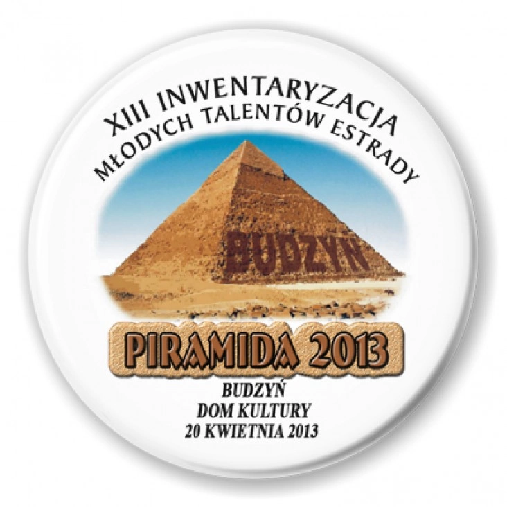 przypinka Piramida 2013