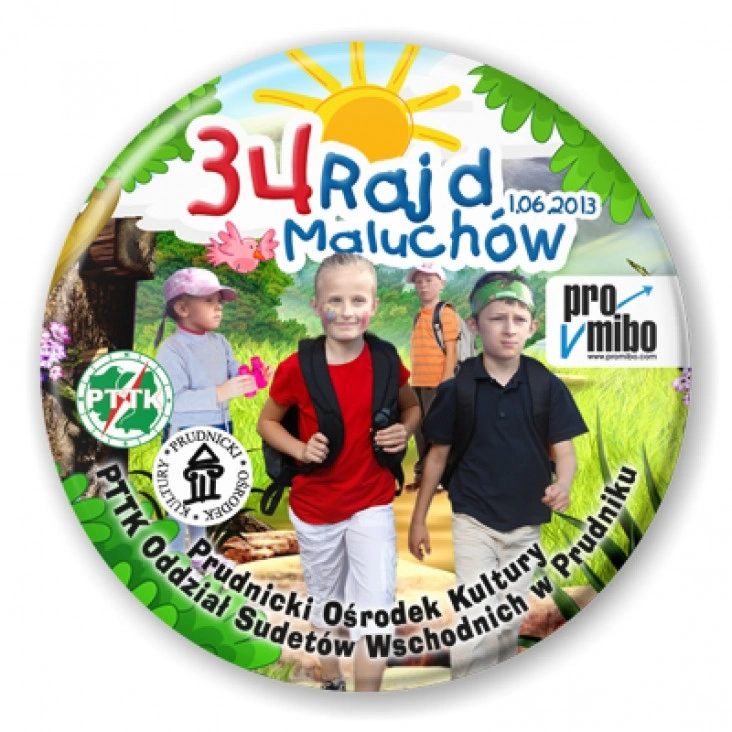 przypinka 34 Rajd Maluchów