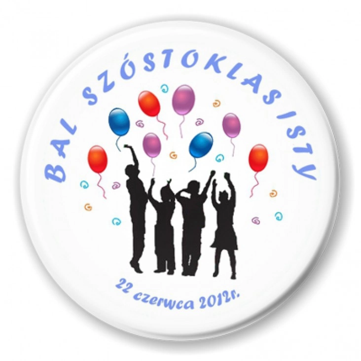 przypinka Bal szóstoklasisty