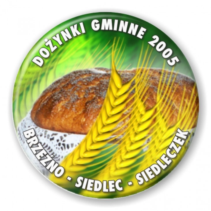 przypinka Dożynki Gminne 2005 Brzeźno - Siedlec - Siedleczek 