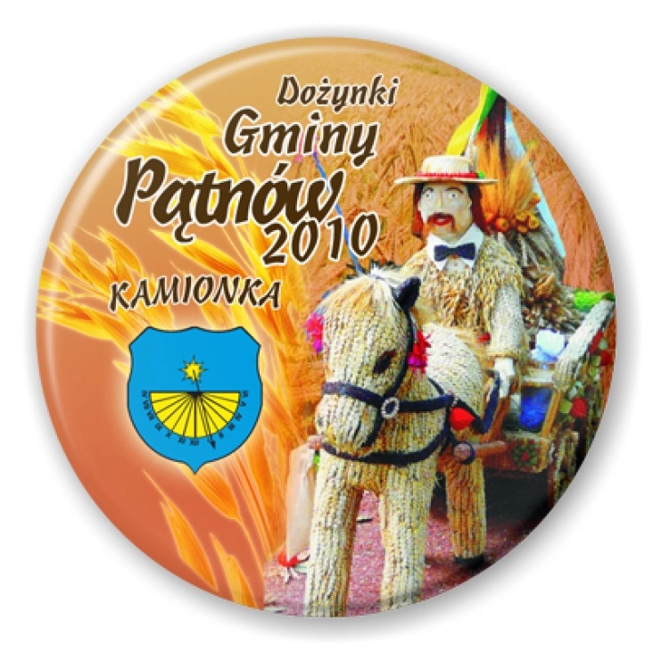 przypinka Dożynki Gminy Pątnów 2010