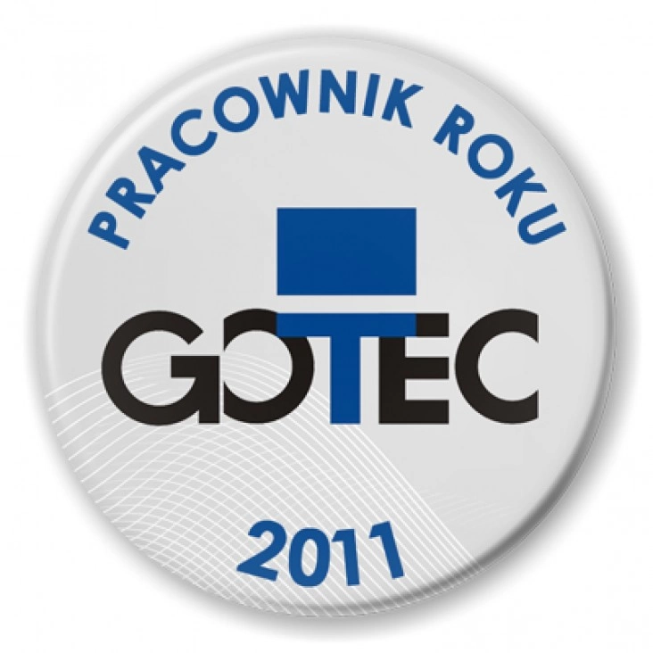 przypinka Gotec - Pracownik Roku 2011