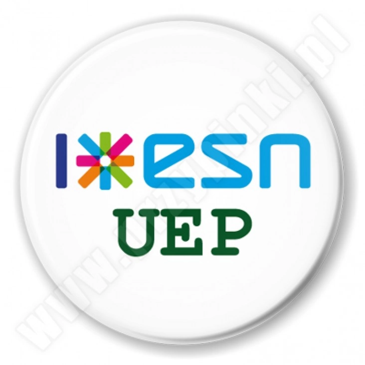 przypinka I love ESN UEP