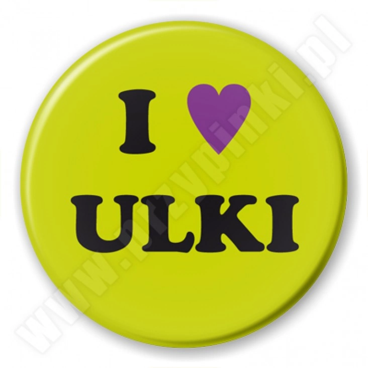 przypinka I love Ulki