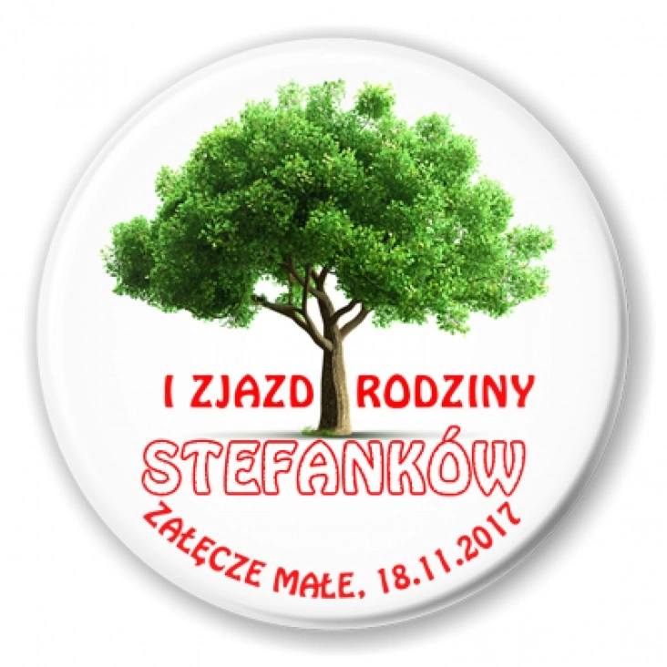 przypinka I Zjazd Rodziny Stefanków