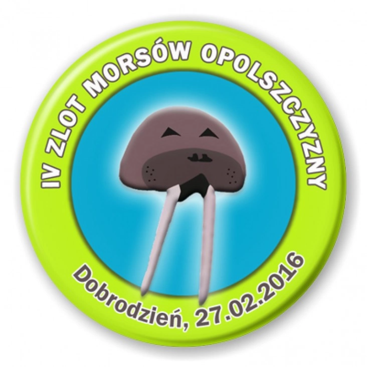 przypinka IV zlot morsów opolszczyzny 2016