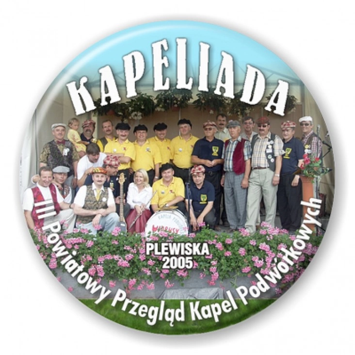 przypinka Kapeliada - 3 Przegląd Kapel Podwórkowych