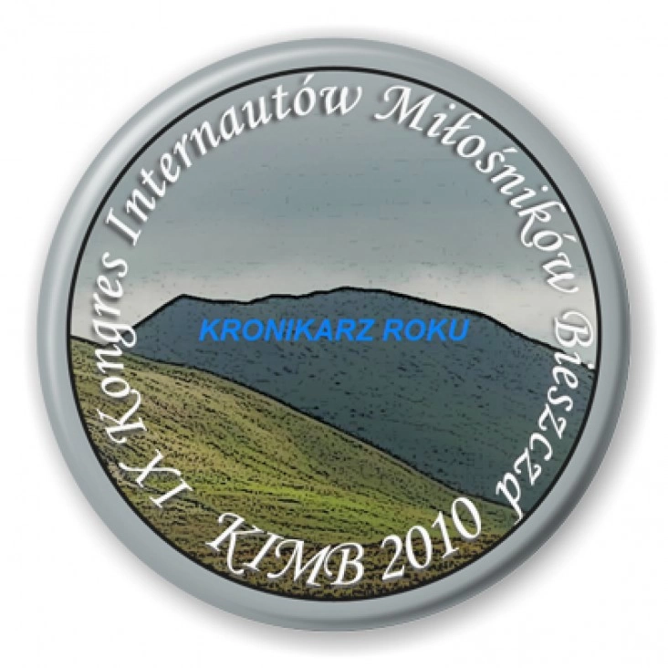 przypinka KIMB 2010 - kronikarz roku