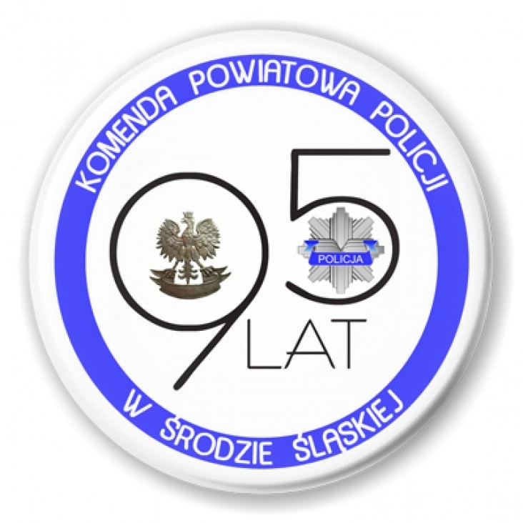 przypinka Komenda Powiatowa Policji w Środzie Śląskiej