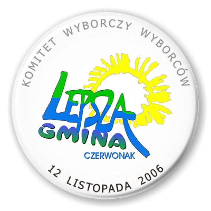 przypinka Lepsza Gmina Czerwonak 2006