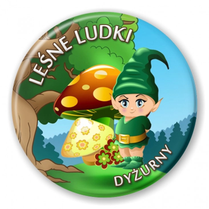 przypinka Leśne Ludki