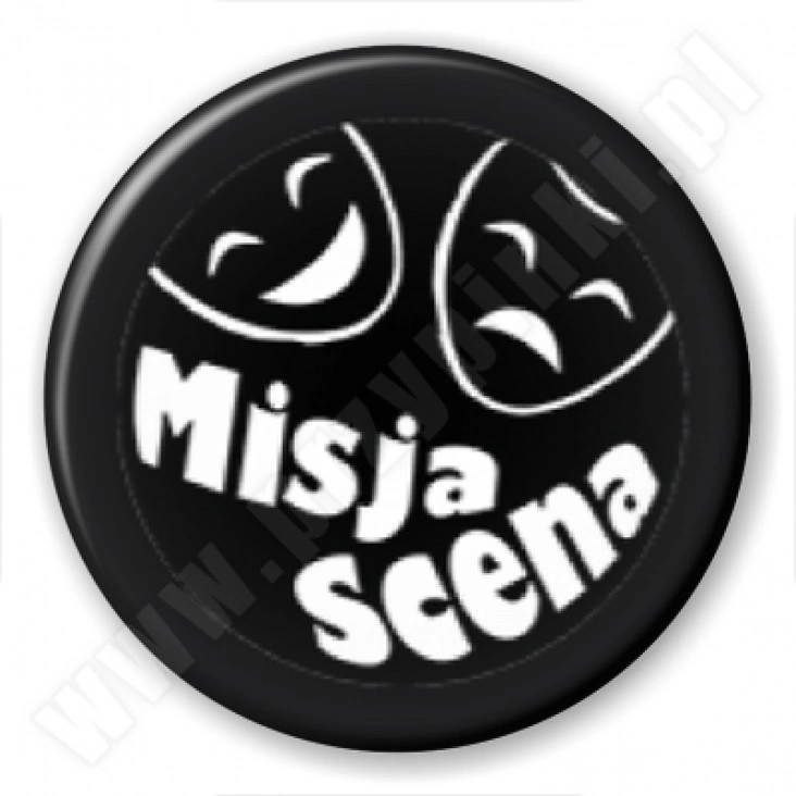 przypinka Misja Scena
