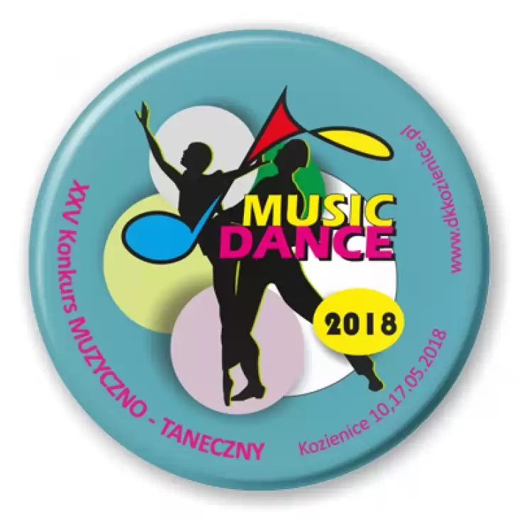 przypinka Music dance 2018