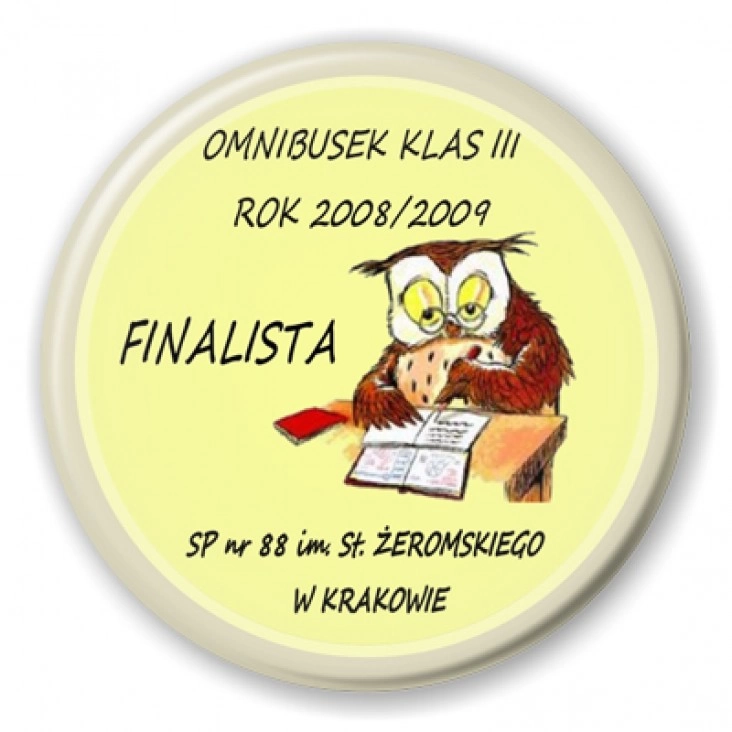 przypinka Omnibusek Finalista