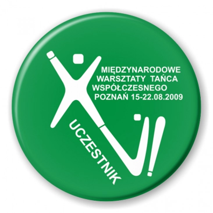 przypinka Polski Teatr Tańca Uczestnik