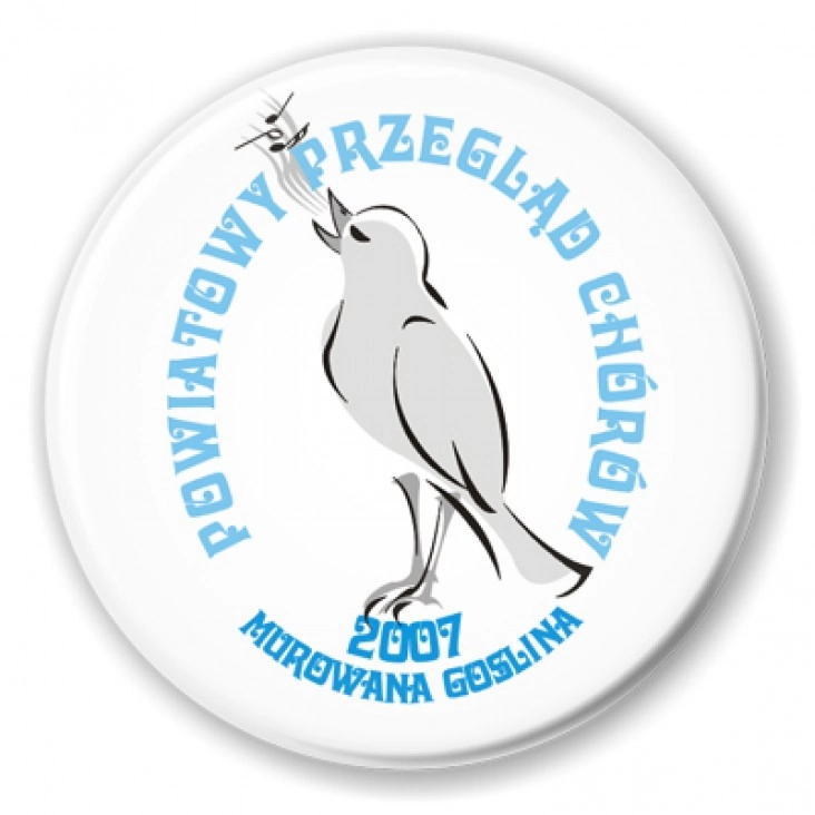 przypinka Powiatowy Przegląd Chórów
