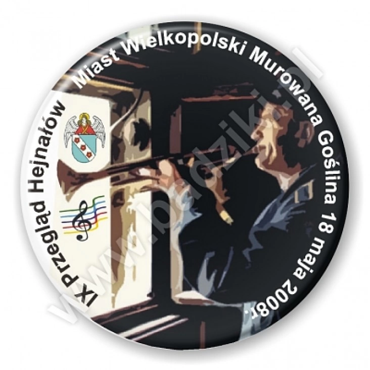 przypinka Przegląd Hejnałów Miast Wielkopolski