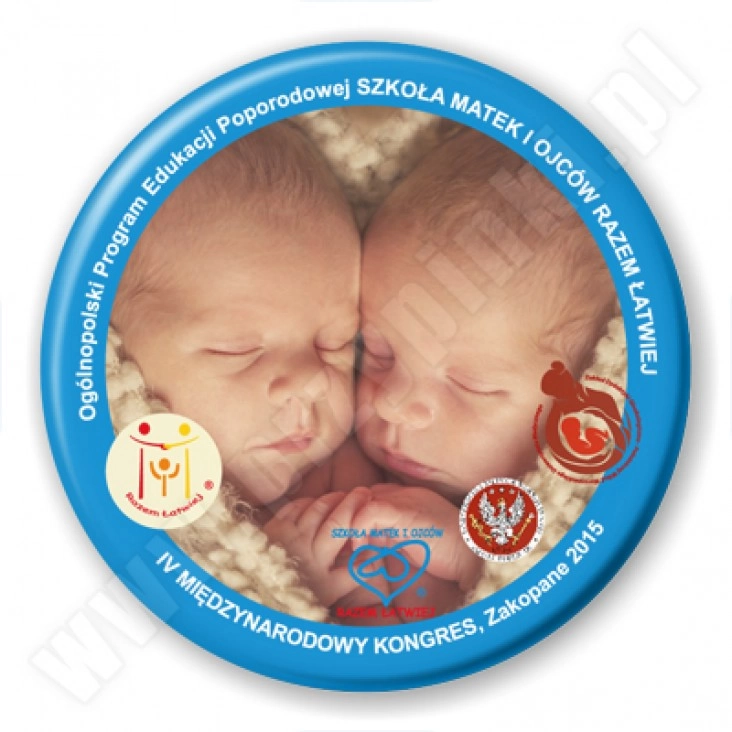 przypinka Razem Łatwiej