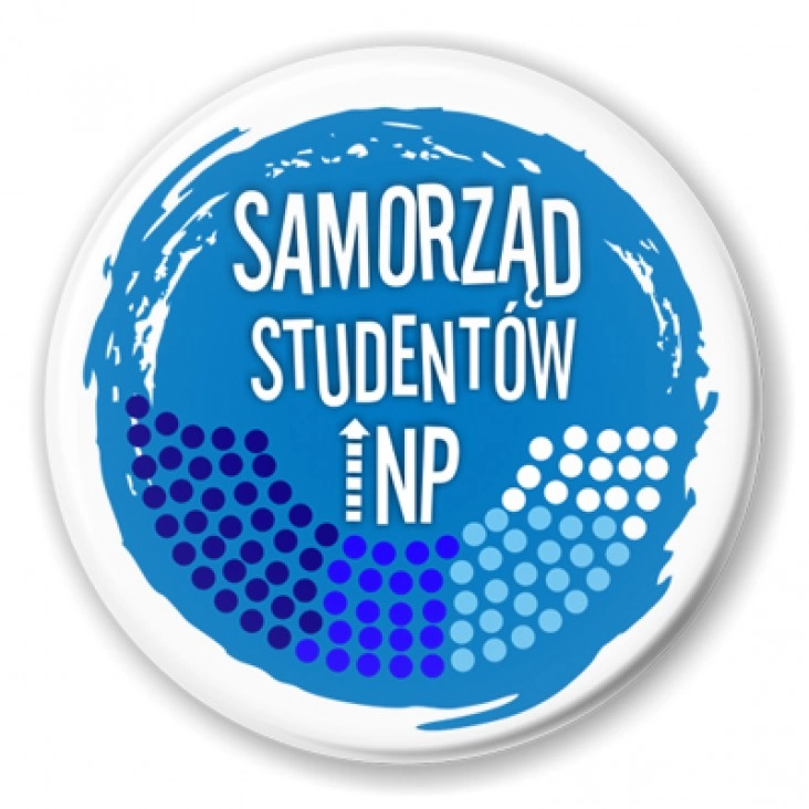 przypinka Samorząd Studentów NP
