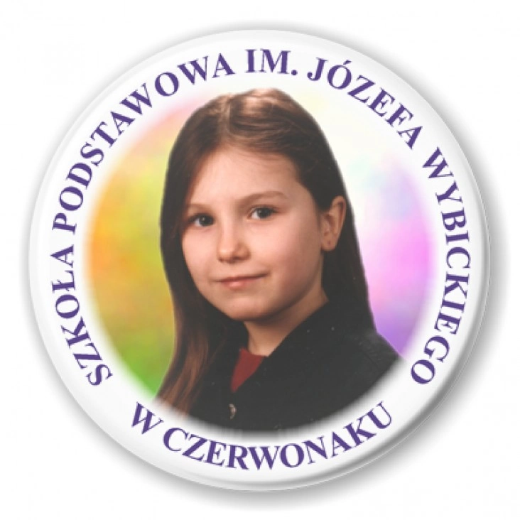 przypinka SP im. J. Wybickiego w Czerwonaku