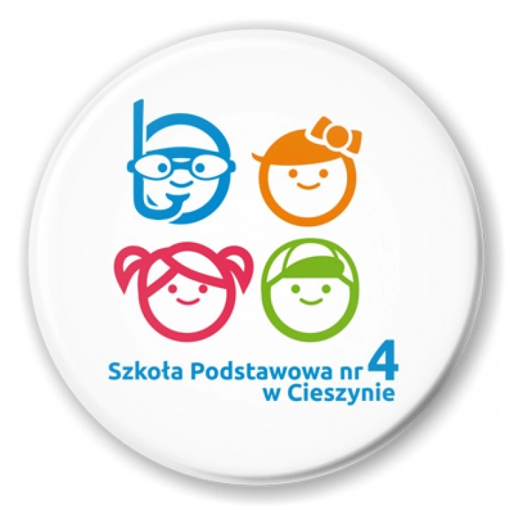 przypinka Szkoła Podstawowa nr 4 w Cieszynie