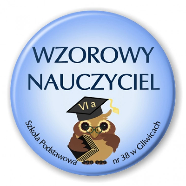 przypinka Szkoła Podstawowa w Gliwicach