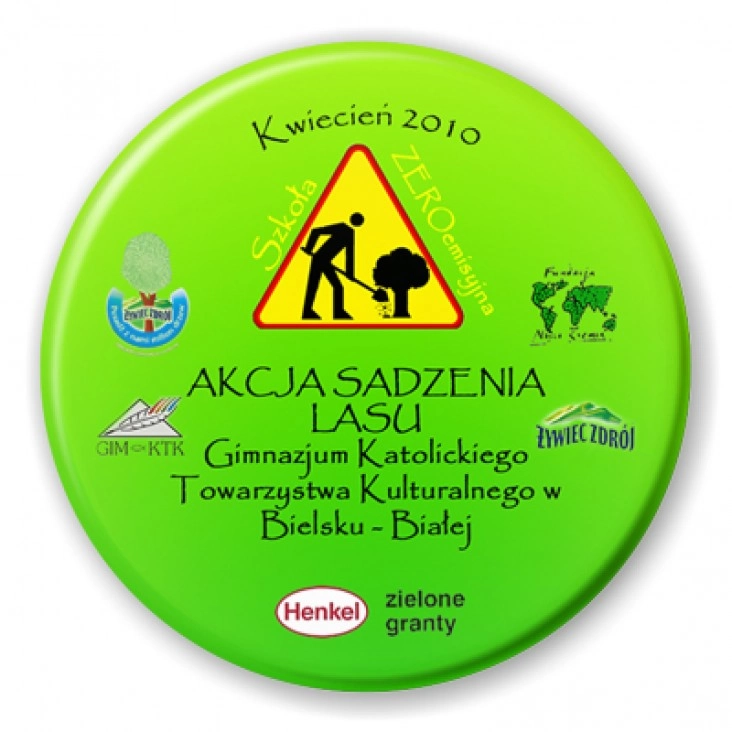 przypinka Szkoła Zeroemisyjna