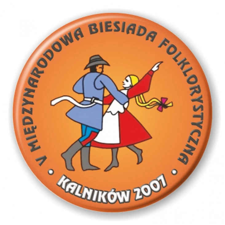 przypinka V Międzynarodowa Biesiada Folklorystyczna - Kalników 2007