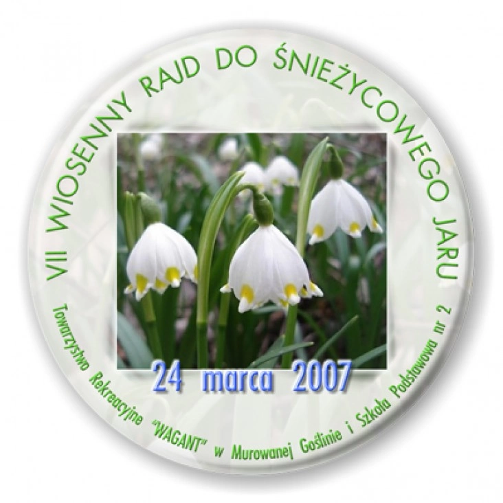 przypinka VII Wiosenny Rajd Do Śnieżycowego Jaru
