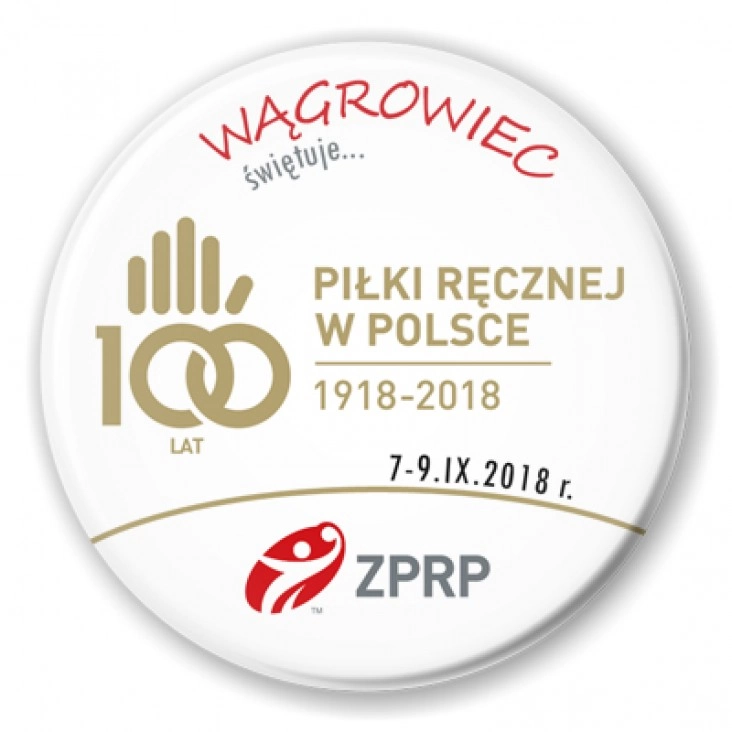 przypinka Wągrowiec na stulecie