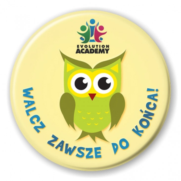 przypinka Walcz zawsze do końca!