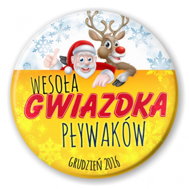 przypinka Wesoła gwiazdka Pływaków 2016