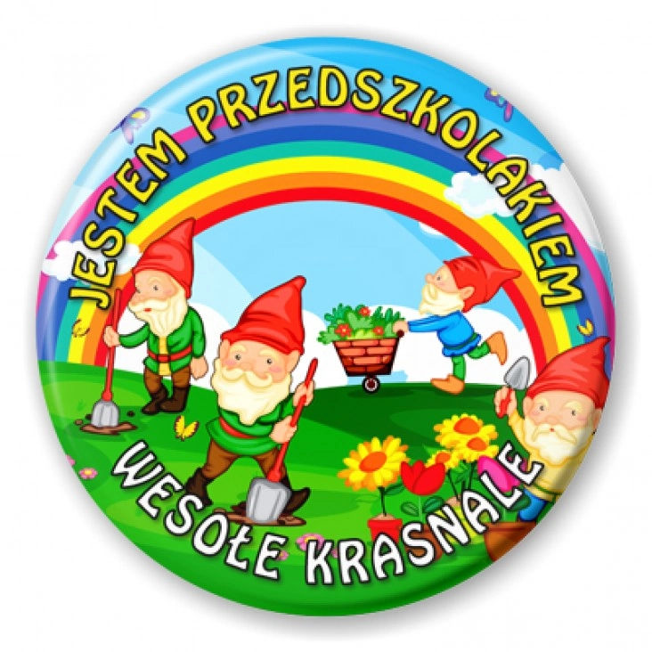 przypinka Wesołe krasnale