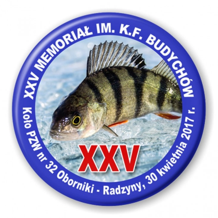 przypinka XXI Memoriał K.F. Budychów