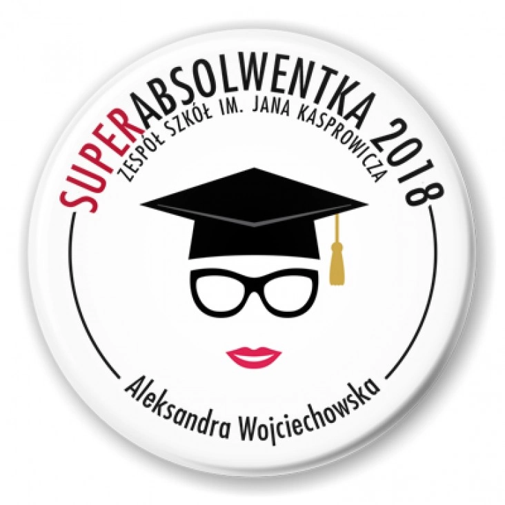 przypinka Zespół Szkół im. Jana Kasprowicza