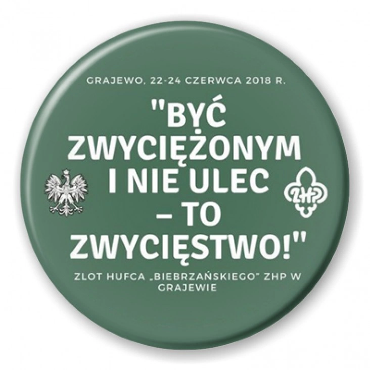 przypinka Zlot Hufca Biebrzańskiego