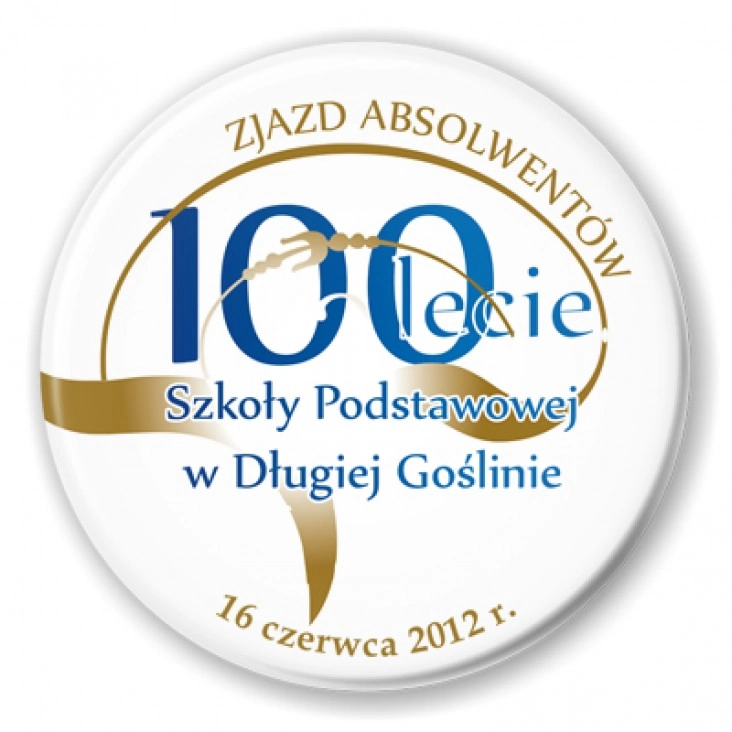 przypinka 100-lecie SP w Długiej Goślinie