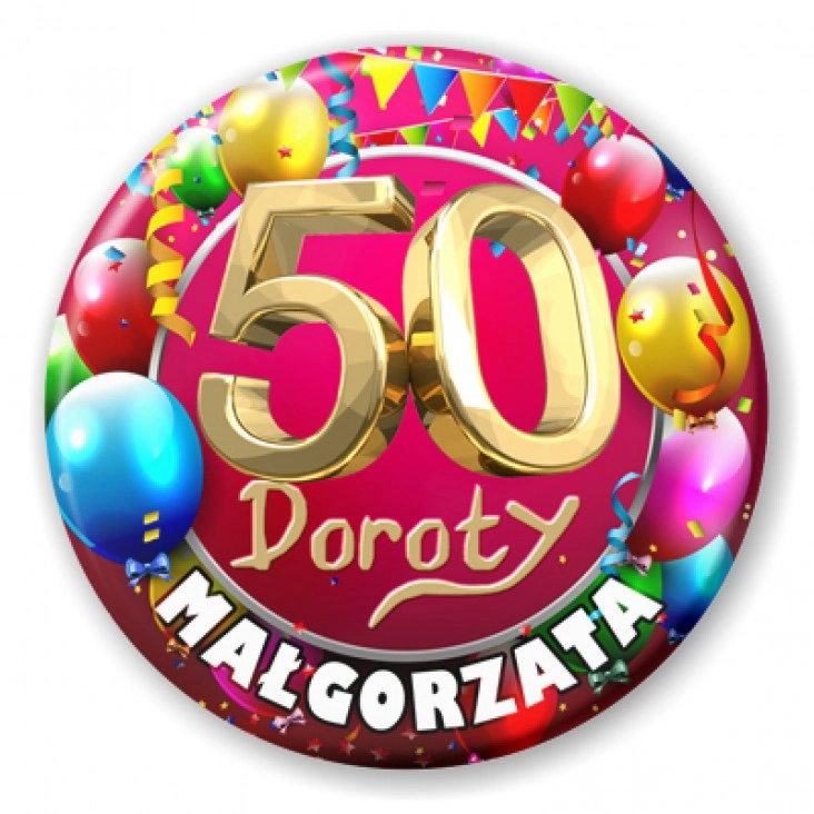 przypinka 50 Doroty