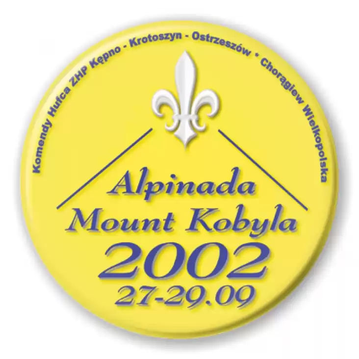 przypinka Alpinada Mount Kobyla 2002