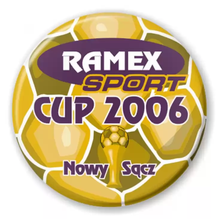 przypinka CUP 2006  - Nowy Sącz